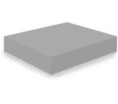 Plancha de espuma poliuretano multiusos - medida: 55 x 115 x 13 cm de grosor - dureza media - densidad 30 kg/m3
