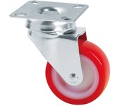 Rueda para muebles art. 235 ø 50 - placa 40 x 40 mm
