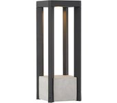 Lucande baliza led kalisa, ip65, 42 cm, gris, metal, iluminación de senderos, baliza, iluminación de senderos, farola