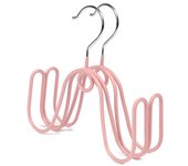 Perchas para zapatos multifuncionales con ganchos dobles. pink