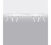 Barra dritta incasso 6 luci bianco g9 barra recta flush 6 light white g9