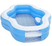 Bestway piscina hinchable familiar 270x198x51 cm +6 años jardin 54409