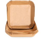 Papel desechable para freidora de aire, paquete de 50 nature 20 cm