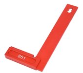 Regla de ángulo recto de aleación de aluminio de 90 grados en forma de l, herramienta de carpintero para carpintería de
