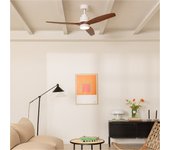Windstylance dc - función verano/invierno - ventilador de techo 40w silencioso ø132 cm con luz sin wifi