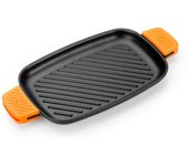 Parrilla bra efficient iron ind.35cm rayas hierro