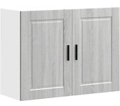 Armario de pared de cocina porto gris sonoma madera ingeniería