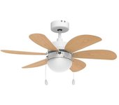 Ventilador de techo aspas reversibles blanco 76cm | universalblue