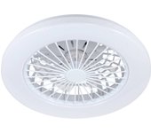 Lámpara de techo led con ventilador 48 cm - juego de 2 lámparas estrelladas