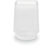 Inda - vaso portacepillos de dientes divo, logic en vidrio esmerilado
