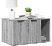 Vidaxl mueble arenero para gatos madera gris sonoma 80x50x45 cm