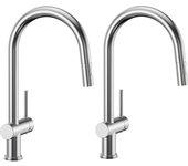 Uds cecipa max grifo mezclador de cocina con grifo de cocina con rociador extraíble con 2 tipos de rociador de agua grifo de fregadero de acero inoxid