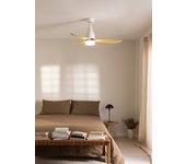 Windlight helix dc - función verano/invierno - ventilador de techo 40w silencioso ø112 cm con luz sin wifi