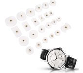 24 piezas de troqueles de prensa para caja trasera de reloj, accesorio de prensa, herramienta de reparación de relojes