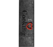 Alfombra de cocina | tapete para la cocina lavable cooking 60x300 cm cfw65150