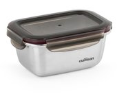 Cuitisan flora - recipiente rectangular de 0.5l en acero inoxidable apto microondas