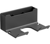 Soporte para accesorios de secadora, soporte adhesivo para montado en la pared, adecuado para la mayoría de secadores de pelo para b