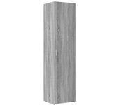 Aparador | aparador de comedor | armario de cocina de madera de ingeniería gris sonoma 45x42,5x185 cm cfw75502