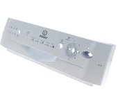 Panel de control blanco idl42 para lavavajillas indesit