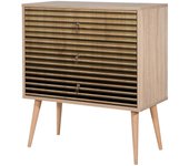 Cómoda trio-220 sonoma roble 80x40x90 cm