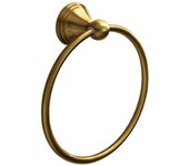 Toallero de anilla de acero color bronce | rosa
