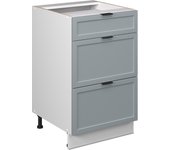 Vicco mueble bajo de cocina fame-line, azul claro-gris, 50 cm sin encimera