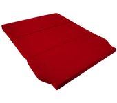 Colchón camper toyota proace verso - 5cm grosor, hr 25kg/m3. media, 0cm de viscoelástica - rojo