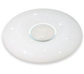 Lámpara de techo led redondo de 40w con mando a distancia que cambia de color 3 en 1 efecto estrellado d: 350mm h: 70mm regulable