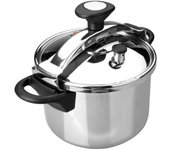 Olla a presión classic lacor en acero inoxidable - capacidad 4 litros