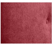 Dhome cabecero de tela acualine liso con botones y patas tapizado de alta gama cabezal lujo cama dormitorio moderno acolchado (rojo, 105cm)