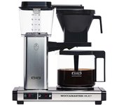 Cafetera de goteo moccamaster negro acero 1520 w 1,25 l