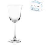 6x copas de cristal transparente kandy para agua cl22, h&h