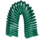 Manguera de agua en espiral de 7,5 m, conector de rociador de tubería de agua retráctil, accesorios de riego de jardín