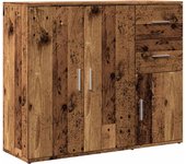Aparador | aparador de comedor | armario de cocina de madera de ingeniería envejecida 91x29 | 5x75 cm cfw67740