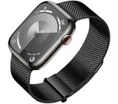 Correa milanesa de grafito para apple watch black s