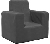 Sofá para niños | sofá de salón | sofá de descanso felpa suave gris antracita cfw78884