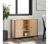 Aparador | aparador de comedor | armario de cocina de madera de ingeniería roble sonoma 100x35x70 cm cfw65730