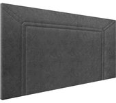 Cabecero tapizado milán | cabezal acolchado | tapizado teijdo alta gama acuaqulin antimanchas | color gris marengo | medida: 110x55x3cm (cama 105 cm)