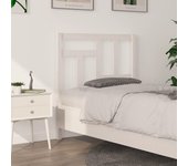 Cabecero de cama，panel de cabecera，decoración de pared madera maciza de pino blanco 95,5x4x100 cm cfw18752