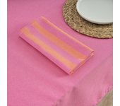 Pack 2 unidades servilletas maglia liso fuscia y naranja 45x45