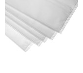 Vhbw 10x bolsa aspiradora reemplaza nilfisk 60910 para aspiradora - vellón micro, 70,5 cm x 24 cm, blanco