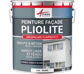 Pintura pliolita - arcafaçade plioprotect - 2.5 l (+ ou - 20 m² en 1 capa) blanco - arcane industries