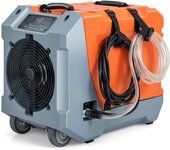Deshumidificador de aire 85 l/día, 350m³/h, deshumidificador profesional con descongelación automática, temporizador 24h, manguera de drenaje y