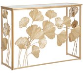 Consola hoja hierro 108x36,5x80 cm