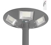 Luminaria solar led 150w 15000lm 6000ºk ip67 panel: 6v 18w batería: 3,2v 15000mah gris