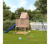 Maison exclusive - parque infantil de exterior madera maciza douglas