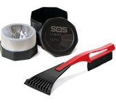 Sos light - luz de emergencia, señal v16 de preseñalización de peligro, homologada dgt v16 - en estuche - autónoma o conexión a toma de corriente del