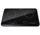 Brandt ti2fsoft placa de encimera con 2 placas de inducción negro