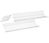 Escurreplatos + escurrevasos blanco 75 cm conjunto