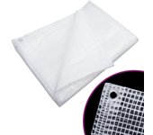 Vidaxl lona de gasa de vuelta blanco 140 g/m² 6x10 m